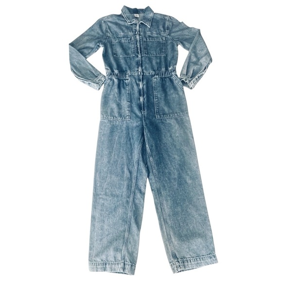 H&M denim jumpsuit size 4 - Picture 9 of 16